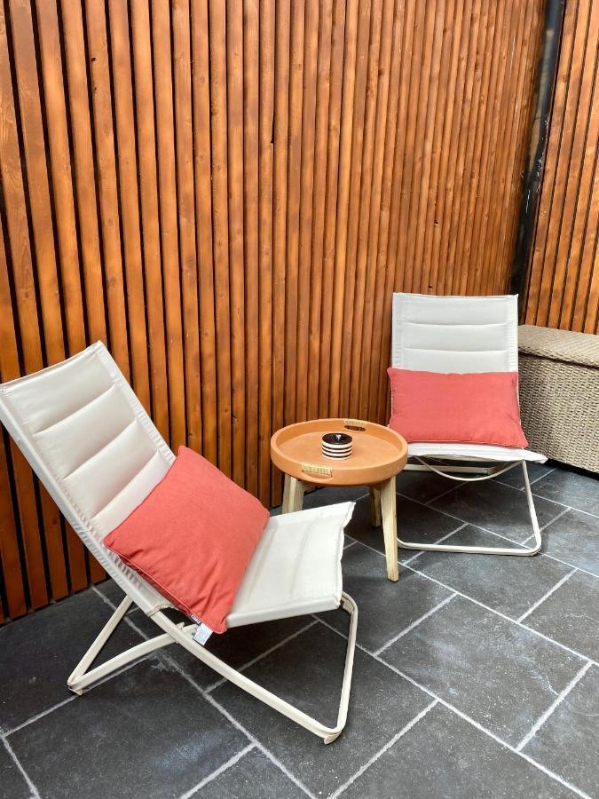 Superbe logement près de Bruxelles avec spa privé Esterno foto