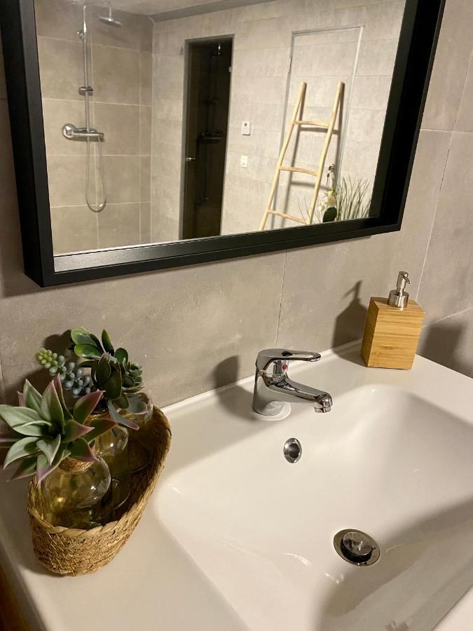 Superbe logement près de Bruxelles avec spa privé Esterno foto